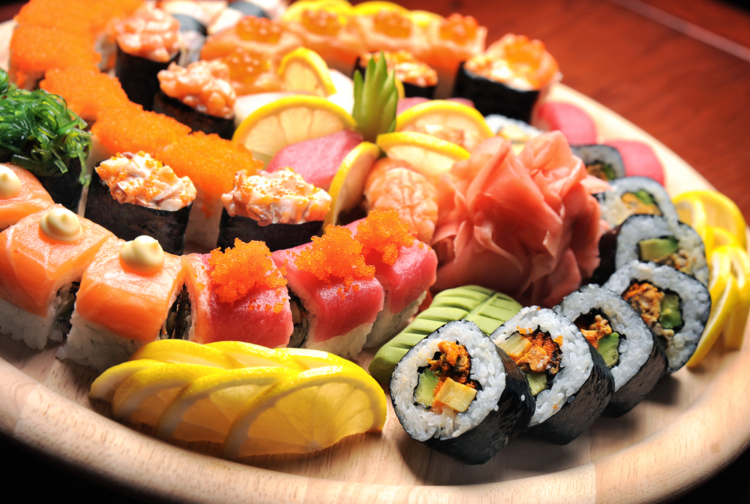 cách ăn sushi