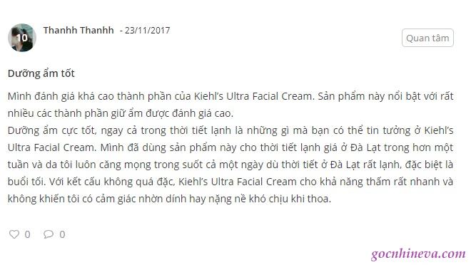 Cùng xem người tiêu dùng nói gì khi được hỏi Kiehl’s Ultra Facial Cream có tốt không? - Góc Nhìn Đông Y 6