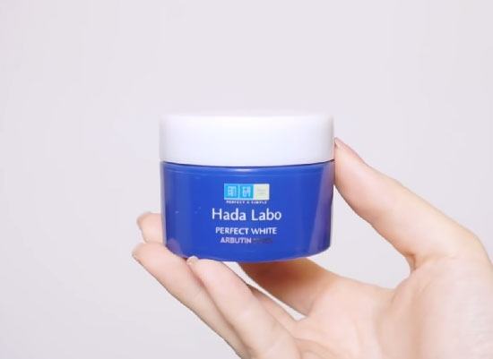 Bộ kem dưỡng trắng da Hada Labo ngày- đêm dành cho da mặt.