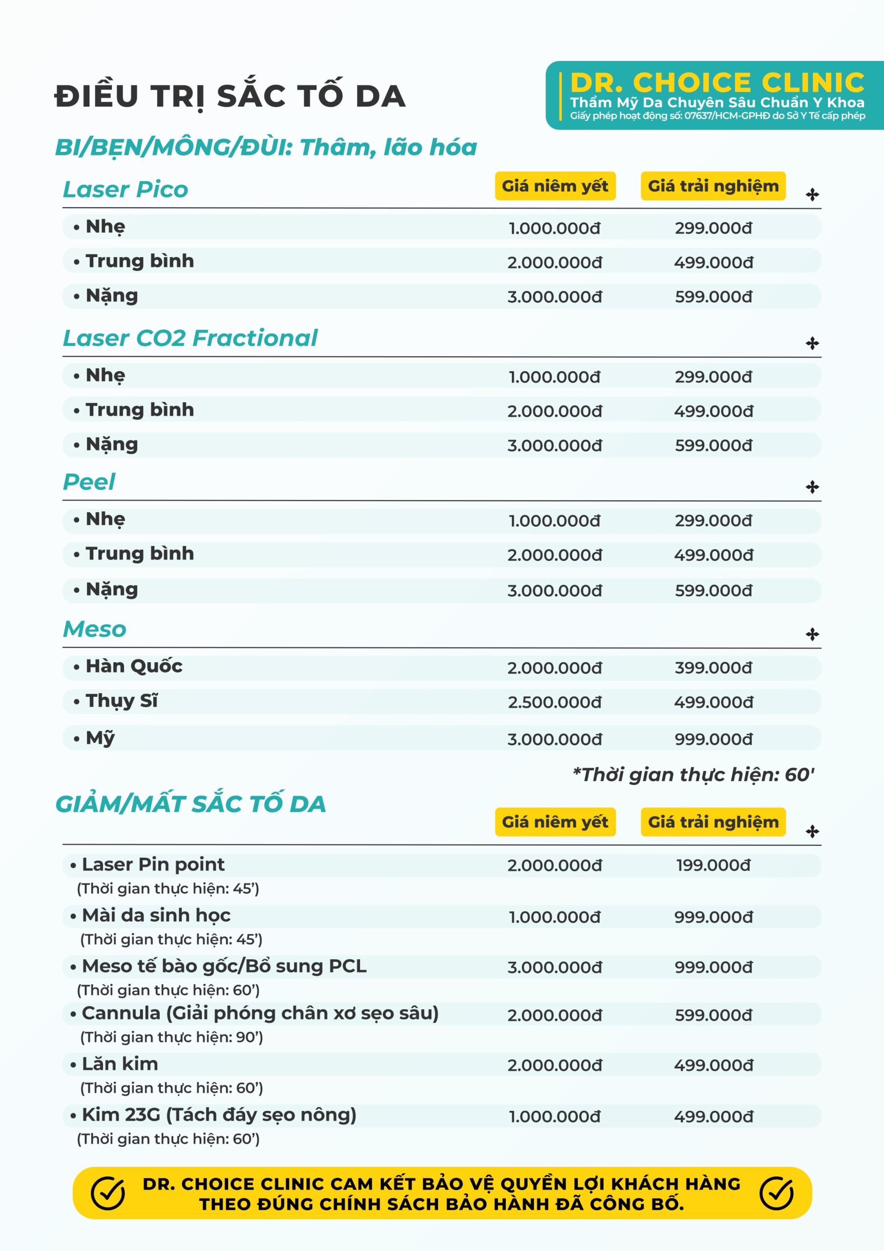 Báo giá trị thâm nách/bẹn tại Dr. Choice Clinic: có hiệu quả cao? 3 Báo giá trị thâm nách/bẹn tại Dr. Choice Clinic: có hiệu quả cao? 3